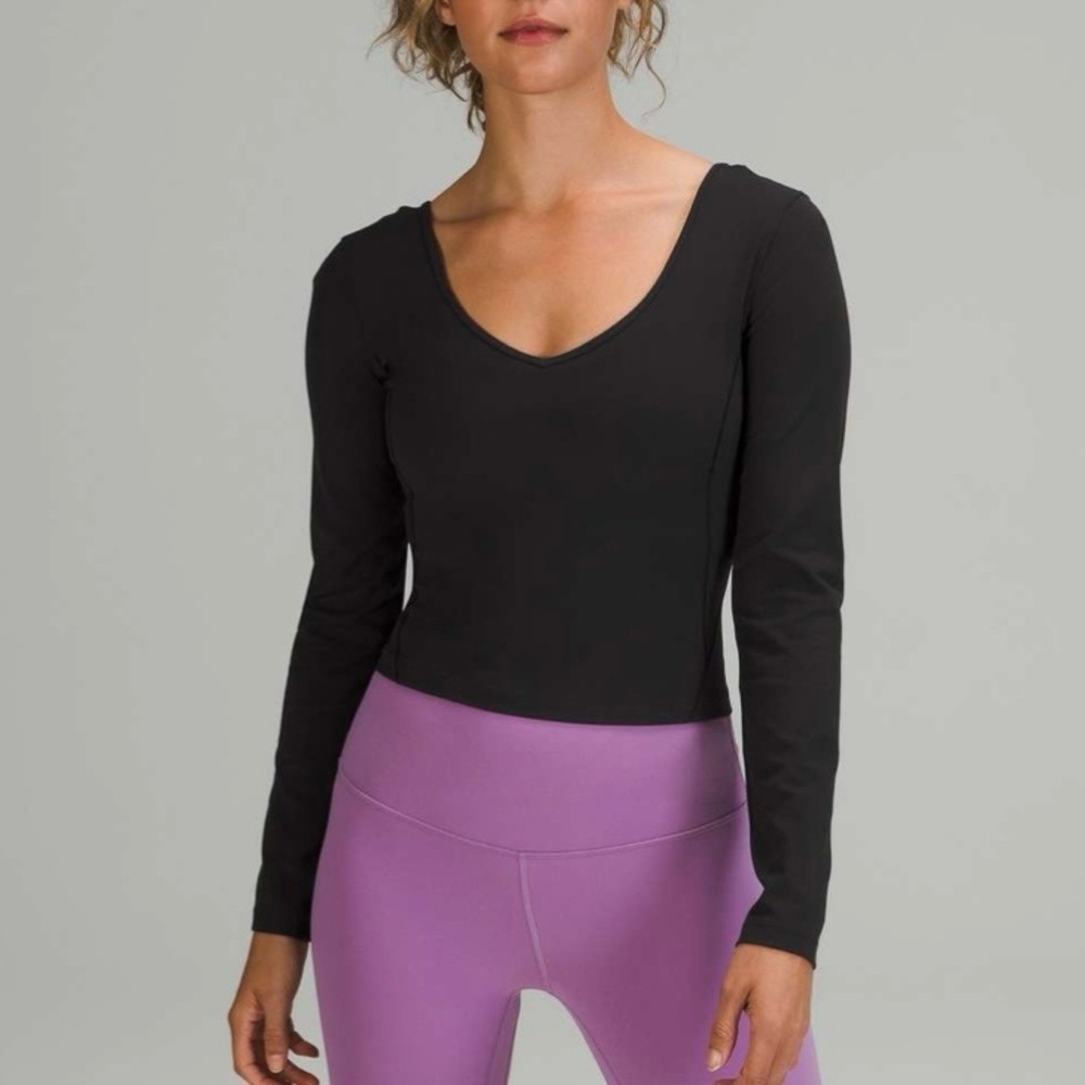 Lululemon Align Long Sleeve Shirt in Black